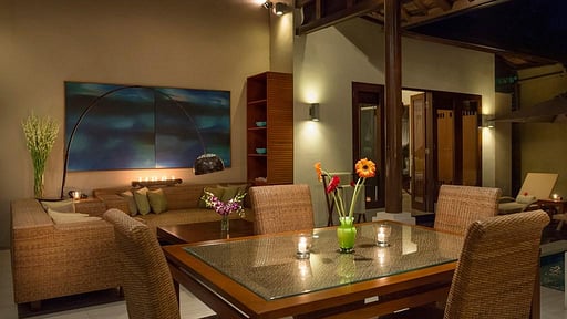 Lakshmi Villa Solo Dining area