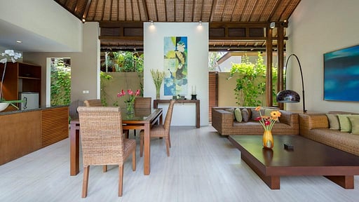 Lakshmi Villa Solo Dining area