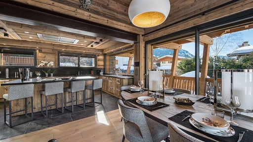 Chalet Lamartine Dining area