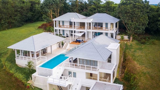 L'Archipel Villa Фото с дрона