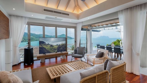 L'Archipel Villa Гостиная