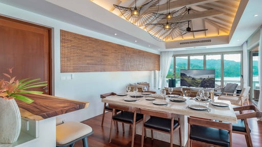 L'Archipel Villa Обеденная зона