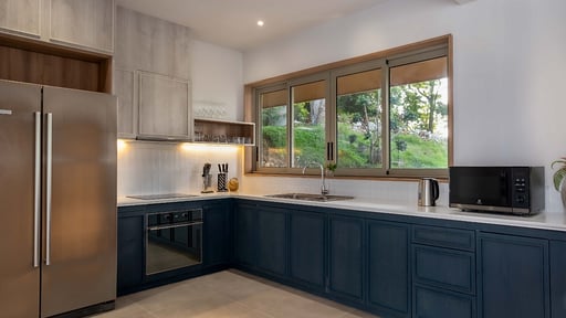 L'Archipel Villa Кухня