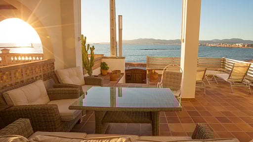 Las Rocas Beach Villa Terrace/Veranda