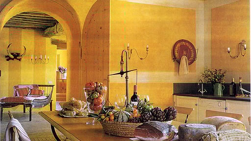 Villa Lavacchio 18 Eethoek