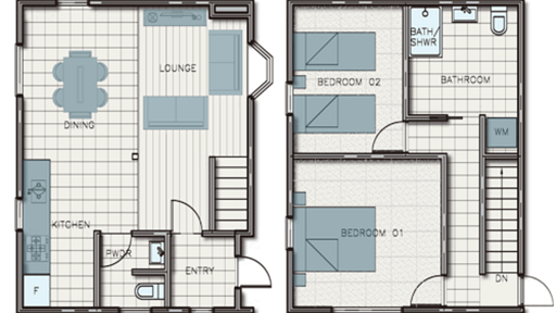 Le Bocage Chalet Deluxe Floor plan