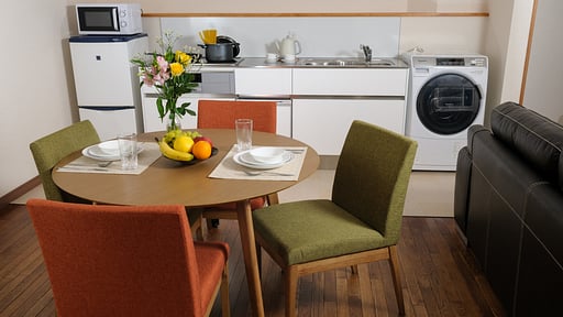 Le Bocage Chalet Dining area