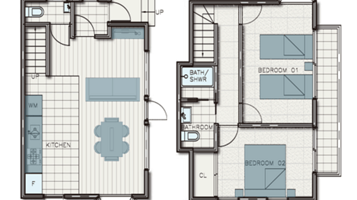 Le Bocage Chalet Floor plan