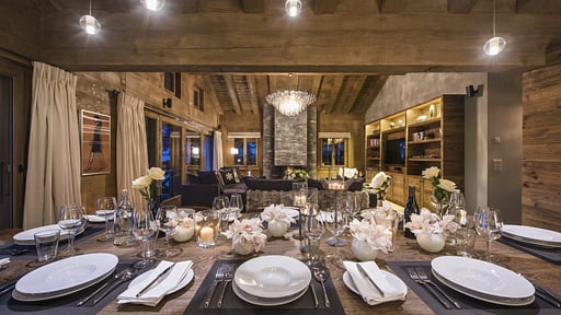 Le Daray Penthouse Dining area