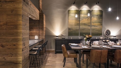 Le Daray Penthouse Dining area