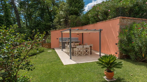 Villa Le Panteraie Terras/Veranda