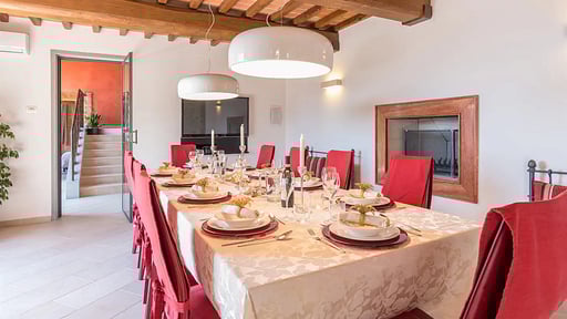 Villa Le Panteraie Eethoek