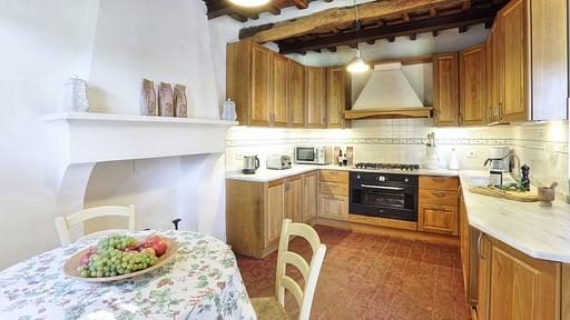 Villa Le Pergole Küche