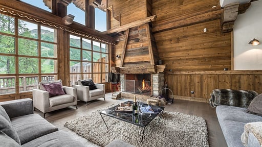 Chalet Le Petit Yeti Living room
