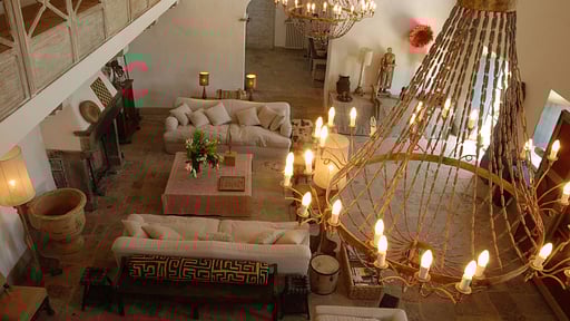 Villa Le Porciglia 12 Woonkamer