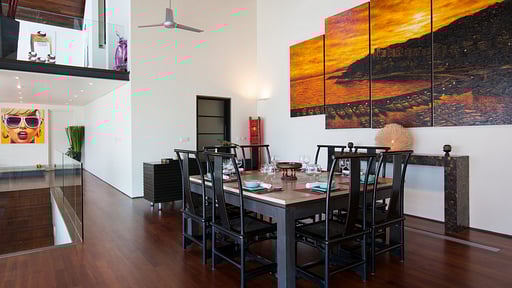 Villa Leelavadee at Samsara Dining area