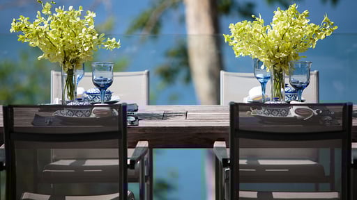 Villa Leelavadee at Samsara Dining area