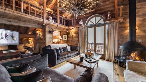 Chalet Les 3 Soeurs Living room