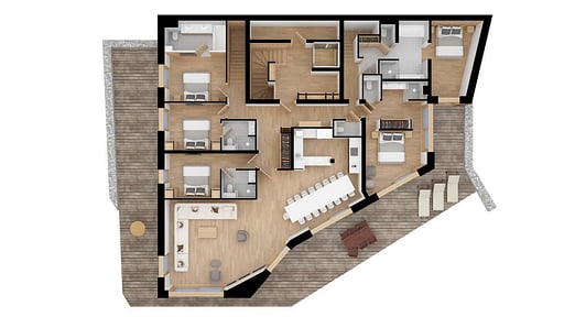 Apartment Les Belles Alpes 1 Floor plan