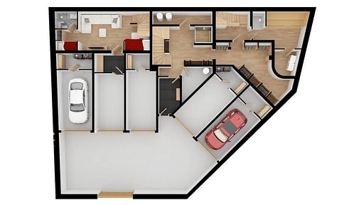 Apartment Les Belles Alpes 1 Floor plan