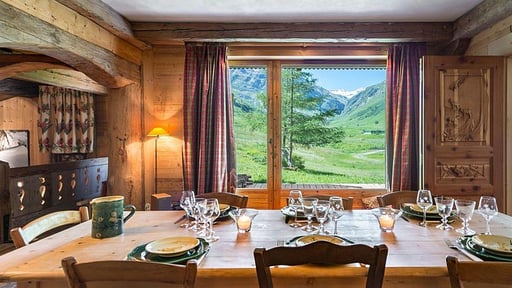 Chalet Les Danaides Eethoek