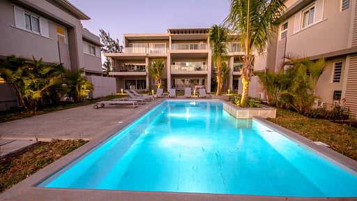 L'Escale Seaview Apartment Zwembad