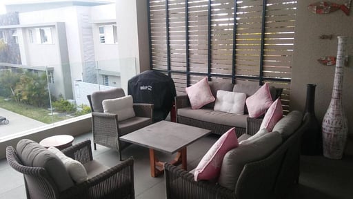 L'Escale Seaview Apartment Terras/Veranda