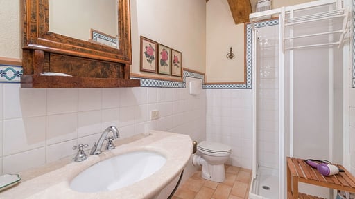 Libbiano Apartment Schlafzimmer 1