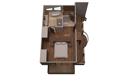 Chalet Libellule Floor plan
