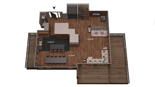 Chalet Libellule Floor plan