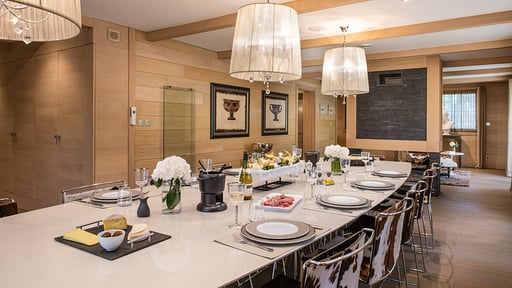 Chalet Licorne des Neiges Essecke