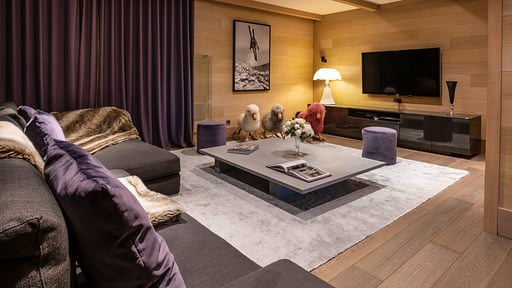 Chalet Licorne Media room 2