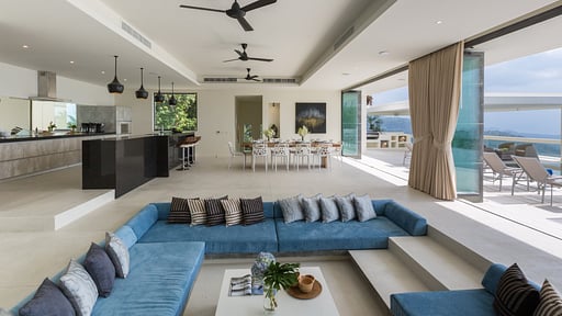 Lime Samui 15 Villa Living room 2