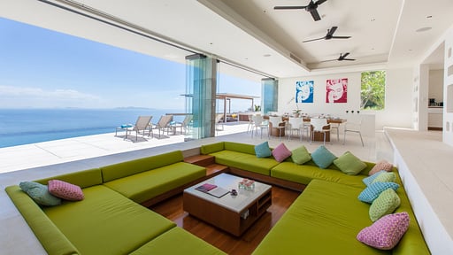 Lime Samui 15 Villa Living room 1