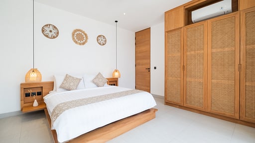 Loona Palm Canggu Estate Schlafzimmer 1
