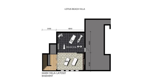 Lotus Beach Villa Схема помещений