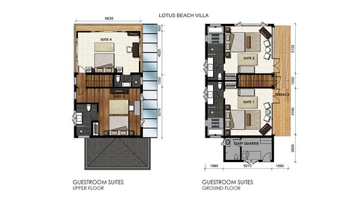 Lotus Beach Villa Схема помещений