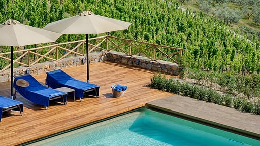 Luxury Chianti Four Zwembad