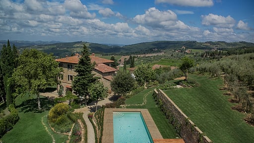 Luxury Chianti Four Zwembad