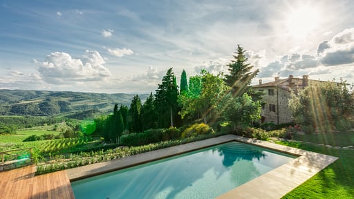 Luxury Chianti Four Zwembad