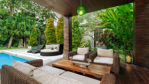 M Villa 318 Canggu Living room 2