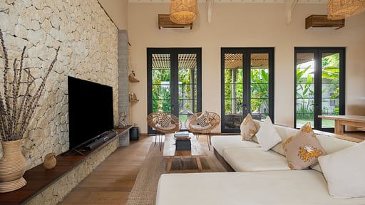 M Villa 318 Canggu Living room