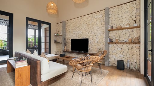 M Villa 318 Canggu Living room