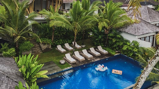 Maar Grand One Bedroom with Private Pool Drone pictures