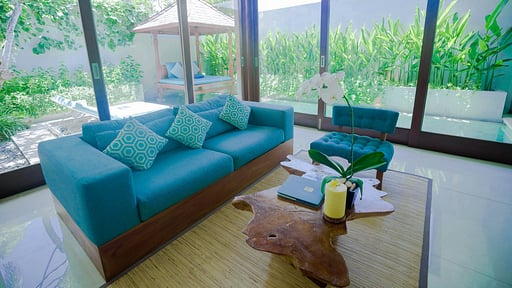 Maca Villa Deluxe Seminyak Living room