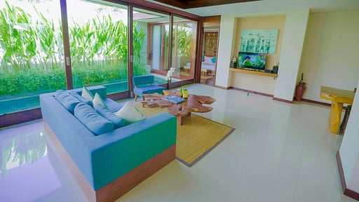 Maca Villa Two Seminyak Living room
