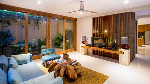 Maca Villa Umalas Tiga Estate Living room