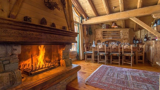 Chalet Madeleine Zona de comedor