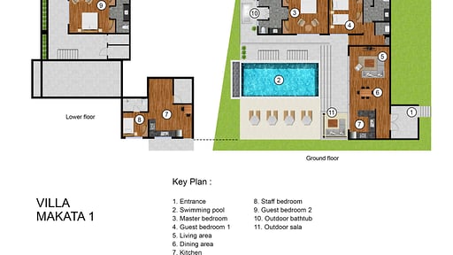 Makata Villa 1 Floor plan
