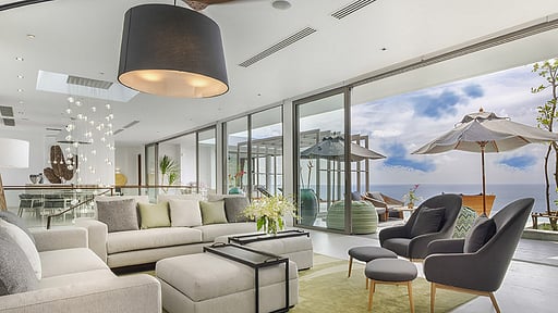 Malaiwana Penthouse Living room